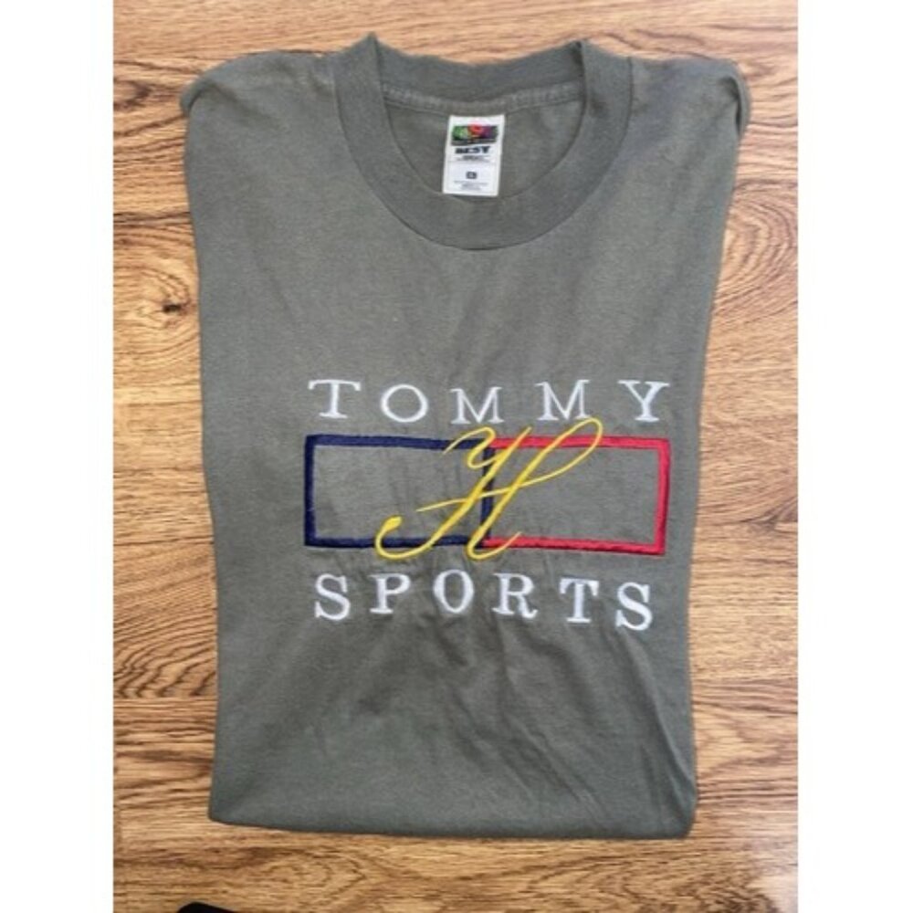 Fruit Of The Loom Best Bootleg Tommy H Sports Mens Green Shirt Size XL